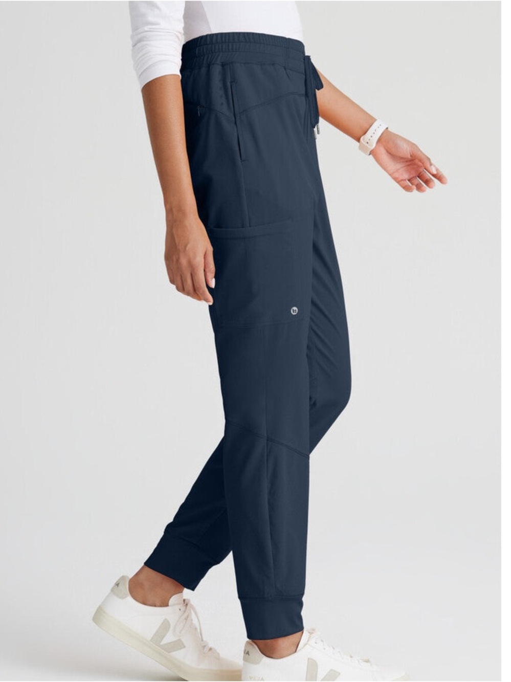 Barco One Boost BOP513 Jogger Scrub Pants Steel Gray Blue S